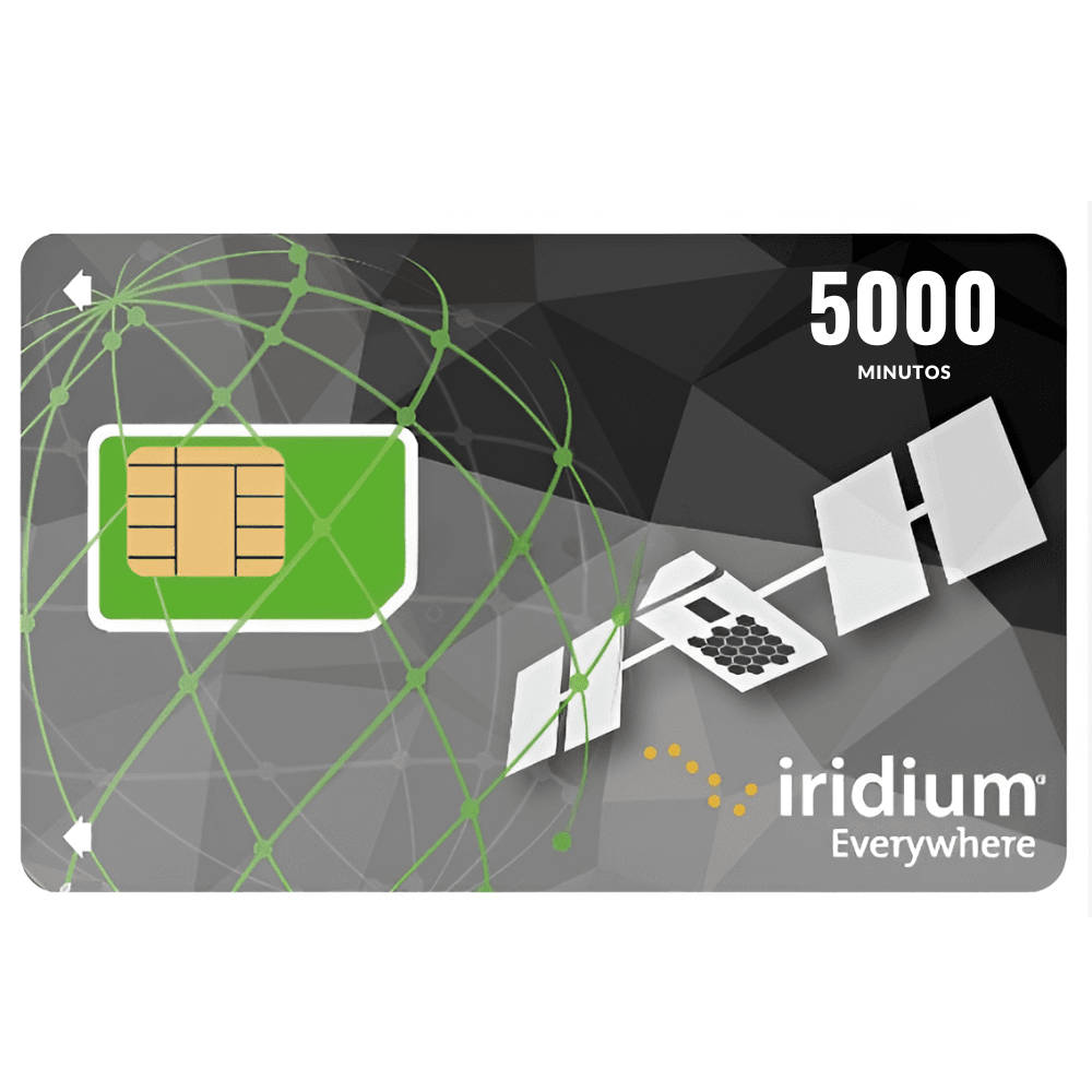 Recarga Teléfono Satelital Iridium  5000 Minutos.