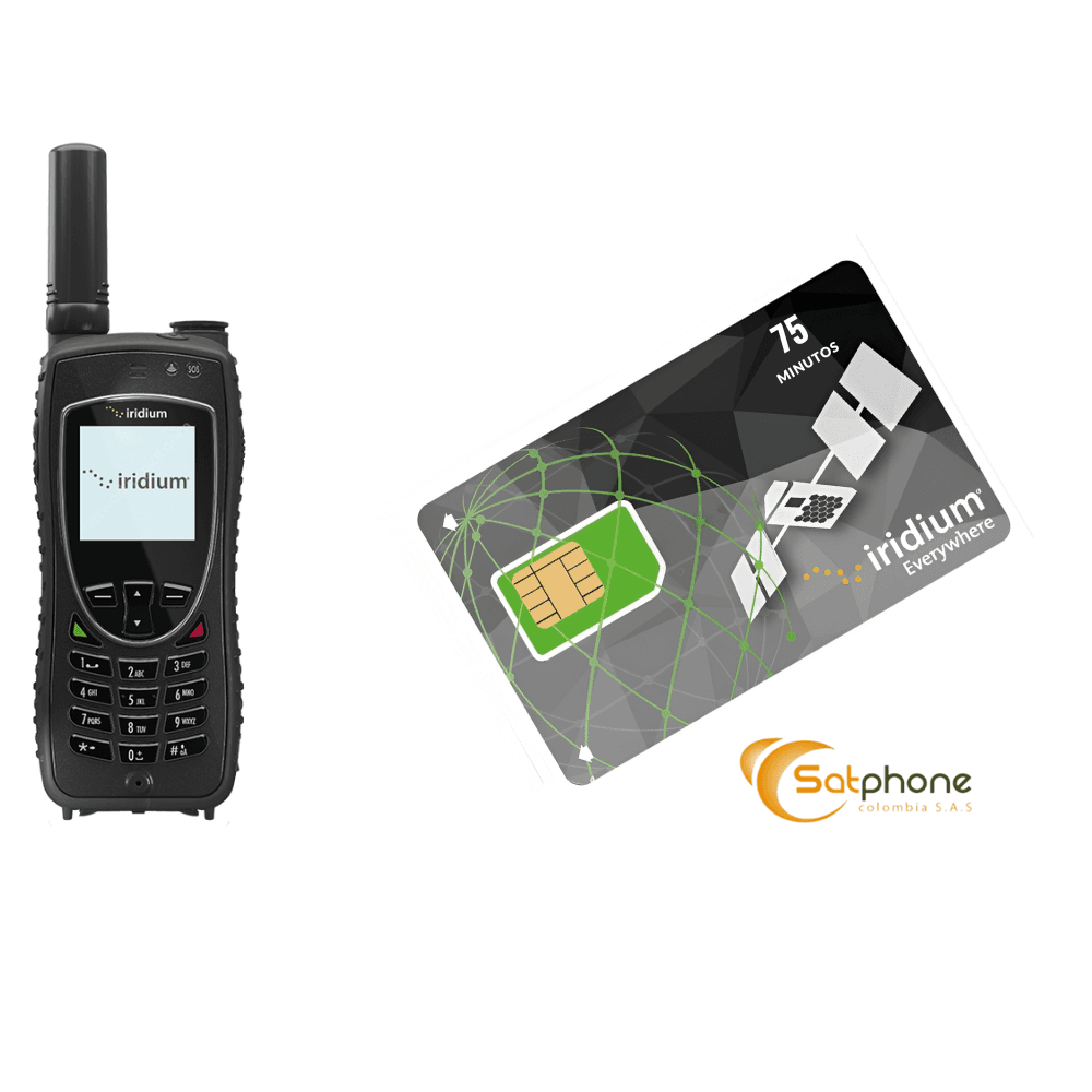 Teléfono Satelital iridium 9575 Extreme + Recarga 75 Minutos