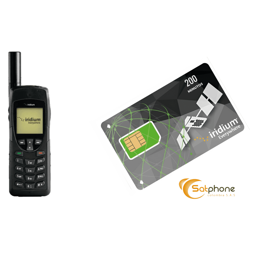 Telefono Iridium 9555+ Recarga 200 Minutos