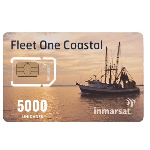 Recarga Prepago Inmarsat FleetOne Plan Costa 5000 Unidades