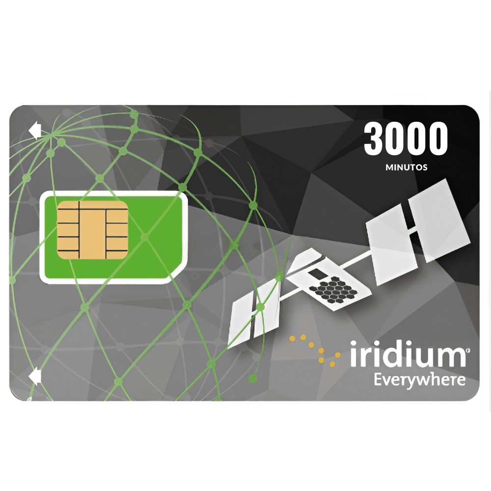 Recarga Teléfono Satelital Iridium 3000 Minutos.