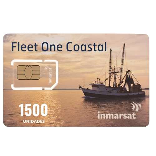 Recarga Prepago Inmarsat FleetOne Plan Costa 1500 Unidades